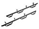 Rough Country Wheel to Wheel Nerf Step Side Step Bars with Bed Access; Black (14-18 Silverado 1500 Double Cab)