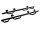 Rough Country Wheel to Wheel Nerf Step Side Step Bars with Bed Access; Black (15-23 F-150 SuperCrew w/ 5-1/2-Foot Bed)