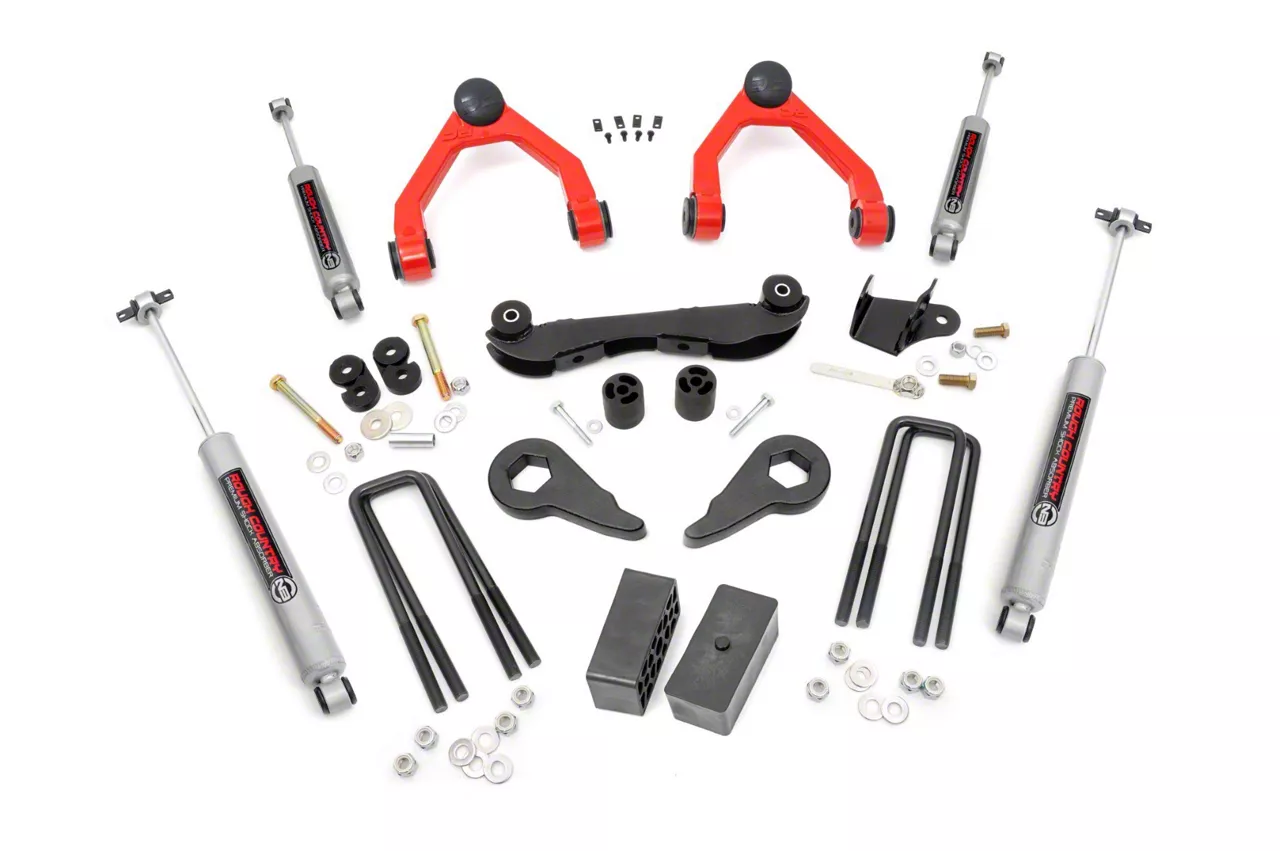 Rough Country 2 to 3-Inch Upper Control Arm Suspension Lift Kit with ...