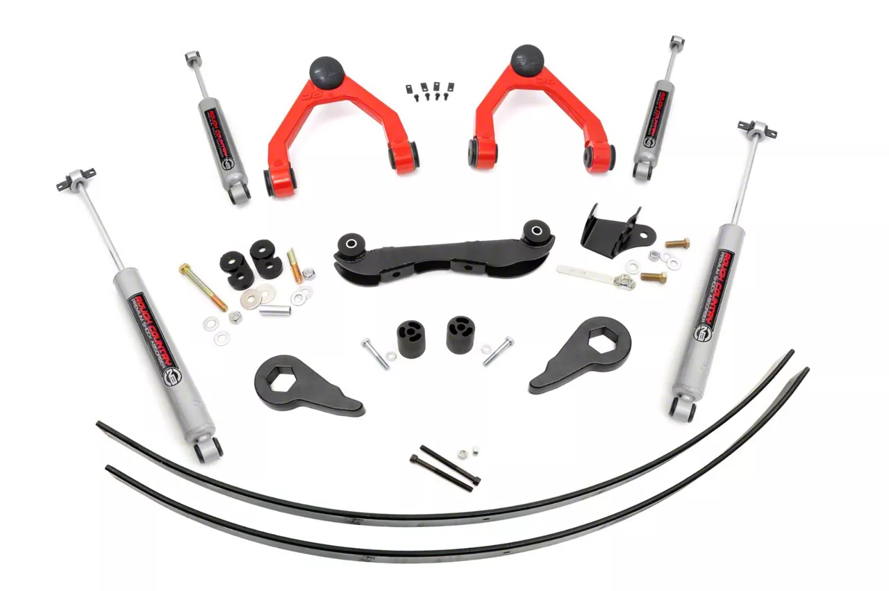 Rough Country 2 to 3-Inch Upper Control Arm Suspension Lift Kit with ...