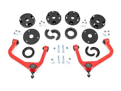 Rough Country 2.50-Inch Suspension Lift Kit; Red (22-25 4WD Yukon w/ MagneRide)