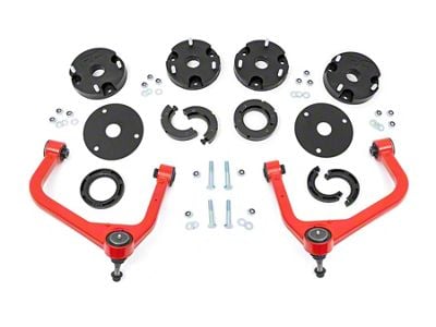 Rough Country 2.50-Inch Suspension Lift Kit; Red (22-24 4WD Yukon w/ MagneRide)