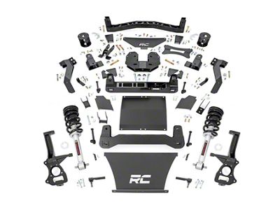 Rough Country 6-Inch Suspension Lift Kit with Lifted N3 Struts (21-25 4WD Yukon w/o MagneRide, Excluding AT4 & Diesel)