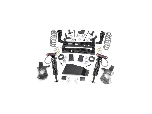 Rough Country 7.50-Inch Suspension Lift Kit with Vertex Adjustable Coil-Overs (07-14 2WD/4WD Yukon w/o Auto Ride)