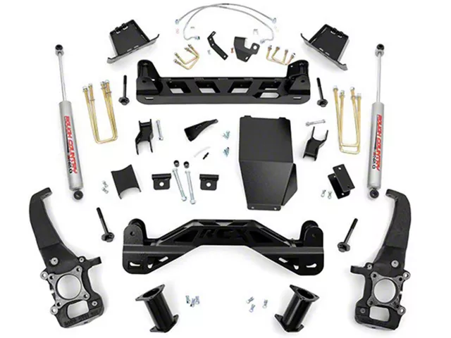 Rough Country 6-Inch Suspension Lift Kit with Upper Strut Spacers (04-08 4WD F-150)
