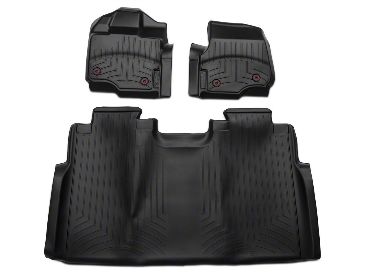 Roush F150 by WeatherTech DigitalFit Front and Rear Floor Liners