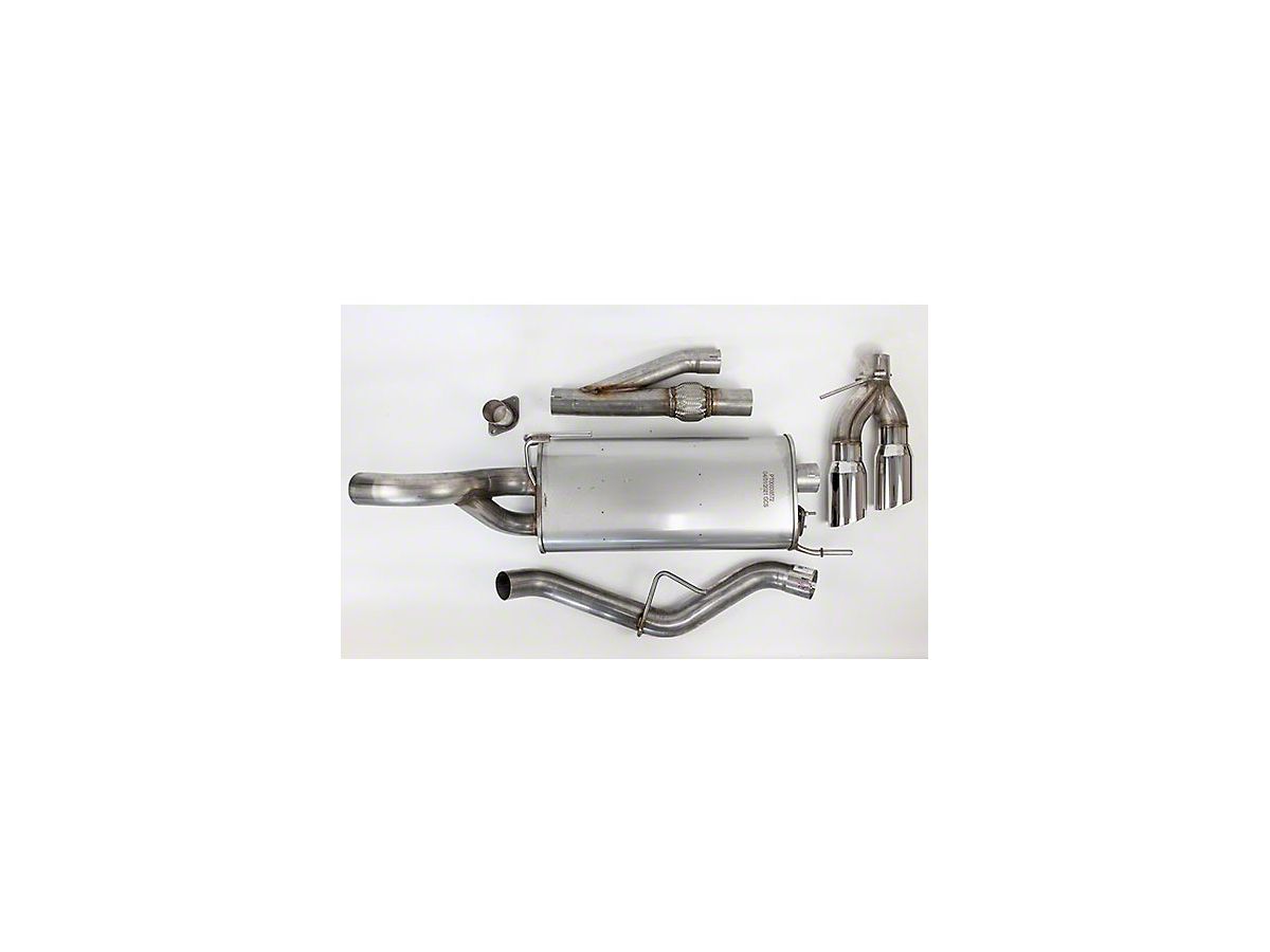 Roush F-150 Active-Ready Single Exhaust System with Polished Tips 
