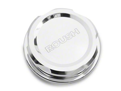 Roush Billet Radiator Cap; Polished (97-14 F-150)