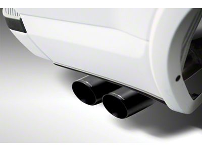 Roush Dual Exhaust Tip; 4-Inch; Black (15-25 F-150 w/ Roush Exhaust System)