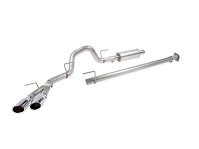 Roush Single Exhaust System with Polished Tips; Side Exit (21-25 5.0L F-150, Excluding Tremor)