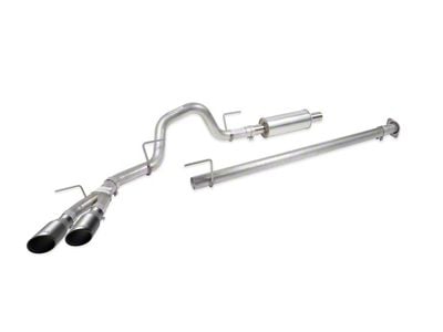 Roush Single Exhaust System with Black Y-Pipe Tip; Side Exit (11-14 3.5L EcoBoost F-150)
