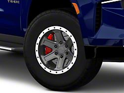Rovos Wheels Tenere Charcoal with Machined Lip 6-Lug Wheel; 17x9; -15mm Offset (21-26 Tahoe)