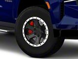 Rovos Wheels Tenere Matte Black with Machined Lip 6-Lug Wheel; 17x9; -15mm Offset (21-26 Tahoe)
