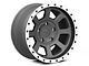 Rovos Wheels Kalahari Charcoal with Machined Lip 5-Lug Wheel; 17x9; -6mm Offset (02-08 RAM 1500, Excluding Mega Cab)