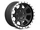 Rovos Wheels Kalahari Matte Black with Machined Lip 5-Lug Wheel; 17x9; -6mm Offset (02-08 RAM 1500, Excluding Mega Cab)
