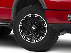 Rovos Wheels Guban Gloss Black Machined 6-Lug Wheel; 18x9; -6mm Offset (04-08 F-150)