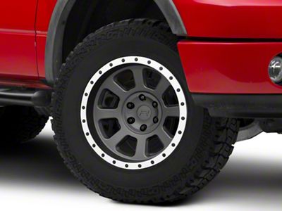 Rovos Wheels Kalahari Charcoal with Machined Lip 6-Lug Wheel; 18x9; 0mm Offset (04-08 F-150)