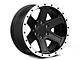 Rovos Wheels Tenere Matte Black with Machined Lip 6-Lug Wheel; 18x9; -9mm Offset (07-13 Sierra 1500)