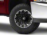 Rovos Wheels Guban Gloss Black Machined 6-Lug Wheel; 17x9; -6mm Offset (07-13 Silverado 1500)