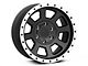 Rovos Wheels Kalahari Matte Black with Machined Lip 6-Lug Wheel; 17x9; -6mm Offset (07-13 Silverado 1500)