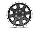 Rovos Wheels Kalahari Matte Black with Machined Lip 6-Lug Wheel; 17x9; -6mm Offset (07-13 Silverado 1500)