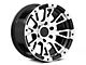 Rovos Wheels Karoo Gloss Black with Machined Lip 6-Lug Wheel; 17x9; -6mm Offset (07-13 Silverado 1500)
