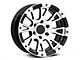 Rovos Wheels Karoo Gloss Black with Machined Lip 6-Lug Wheel; 17x9; -6mm Offset (07-13 Silverado 1500)