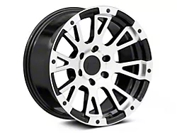 Rovos Wheels Karoo Gloss Black with Machined Lip 6-Lug Wheel; 18x9; 0mm Offset (07-14 Tahoe)