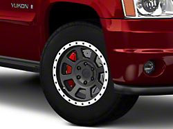 Rovos Wheels Kalahari Matte Black with Machined Lip 6-Lug Wheel; 18x9; -6mm Offset (07-14 Yukon)