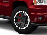 Rovos Wheels Tenere Matte Black with Machined Lip 6-Lug Wheel; 18x9; -9mm Offset (07-14 Yukon)