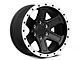 Rovos Wheels Tenere Matte Black with Machined Lip 6-Lug Wheel; 17x9; -6mm Offset (09-14 F-150)