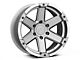 Rovos Wheels Danakil Charcoal with Machined Lip 6-Lug Wheel; 17x9; -6mm Offset (14-18 Silverado 1500)