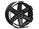 Rovos Wheels Danakil Matte Black with Machined Lip 6-Lug Wheel; 17x9; -6mm Offset (15-20 F-150)