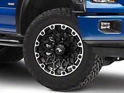 Rovos Wheels Guban Gloss Black Machined 6-Lug Wheel; 20x9; -6mm Offset (15-20 F-150)