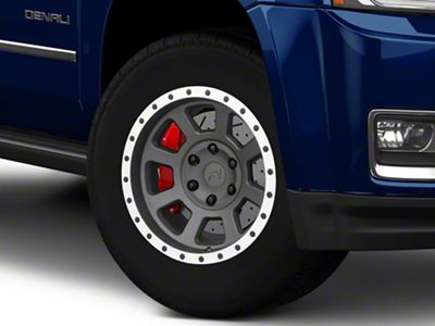Rovos Wheels Kalahari Charcoal with Machined Lip 6-Lug Wheel; 18x9; -6mm Offset (15-20 Yukon)