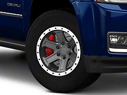 Rovos Wheels Tenere Charcoal with Machined Lip 6-Lug Wheel; 17x9; -15mm Offset (15-20 Yukon)