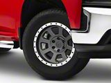 Rovos Wheels Kalahari Charcoal with Machined Lip 6-Lug Wheel; 18x9; -6mm Offset (19-26 Silverado 1500)