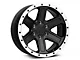 Rovos Wheels Tenere Matte Black with Machined Lip 6-Lug Wheel; 18x9; -9mm Offset (19-24 Silverado 1500)