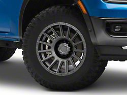 Rovos Wheels Bara Charcoal 6-Lug Wheel; 17x9; 5mm Offset (24-25 Ranger)