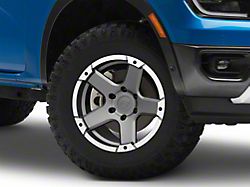 Rovos Wheels Danakil Charcoal 6-Lug Wheel; 17x8.5; 0mm Offset (24-26 Ranger)