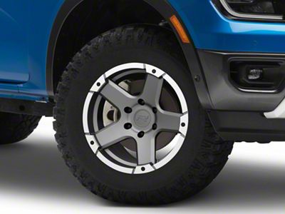 Rovos Wheels Danakil Charcoal 6-Lug Wheel; 17x8.5; 0mm Offset (24-25 Ranger)