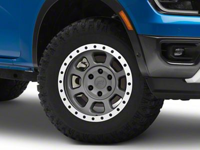 Rovos Wheels Kalahari Charcoal 6-Lug Wheel; 17x8.5; 0mm Offset (24-25 Ranger)