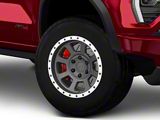 Rovos Wheels Kalahari Charcoal with Machined Lip 6-Lug Wheel; 17x9; -6mm Offset (23-25 Canyon)