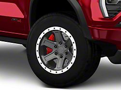 Rovos Wheels Tenere Charcoal with Machined Lip 6-Lug Wheel; 17x9; -15mm Offset (23-25 Canyon)