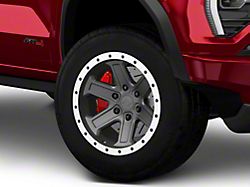 Rovos Wheels Tenere Charcoal with Machined Lip 6-Lug Wheel; 18x9; -9mm Offset (23-25 Canyon)