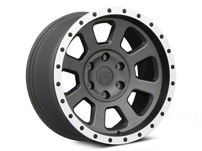 Rovos Wheels Kalahari Charcoal with Machined Lip 6-Lug Wheel; 18x9; -6mm Offset (23-25 Colorado)