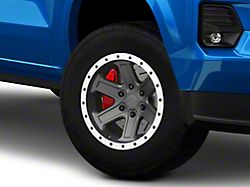 Rovos Wheels Tenere Charcoal with Machined Lip 6-Lug Wheel; 18x9; -9mm Offset (23-25 Colorado)