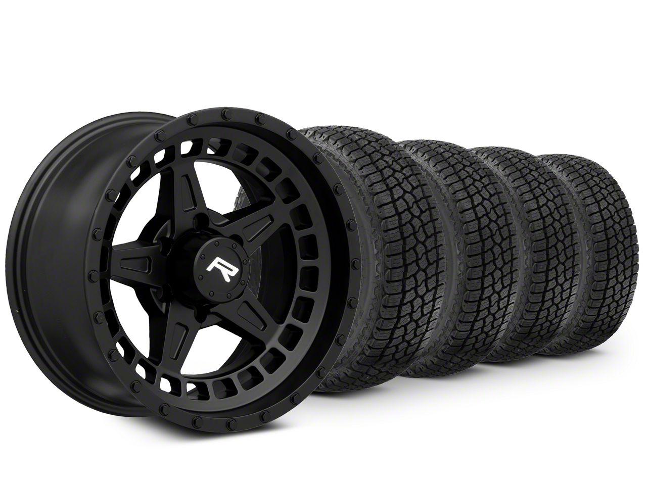 17×9 Rovos Wheels Hockenheim & 33in Milestar All-Terrain Patagonia AT/R Tire Package (09-14 F-150)