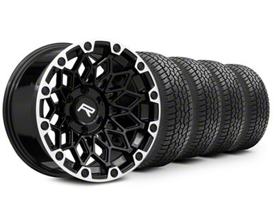 17x9 Rovos Wheels Guban & 32in Atturo All-Terrain Trail Blade A/T Tire Package (15-20 F-150)
