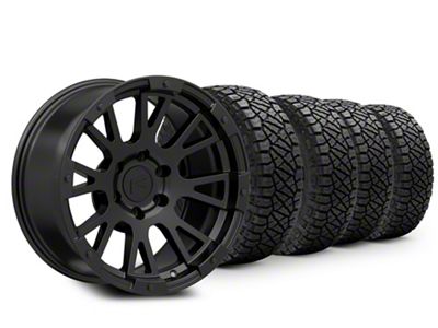 18x9 Rovos Wheels Karoo & 33in NITTO All-Terrain Ridge Grappler A/T Tire Package (21-25 F-150)